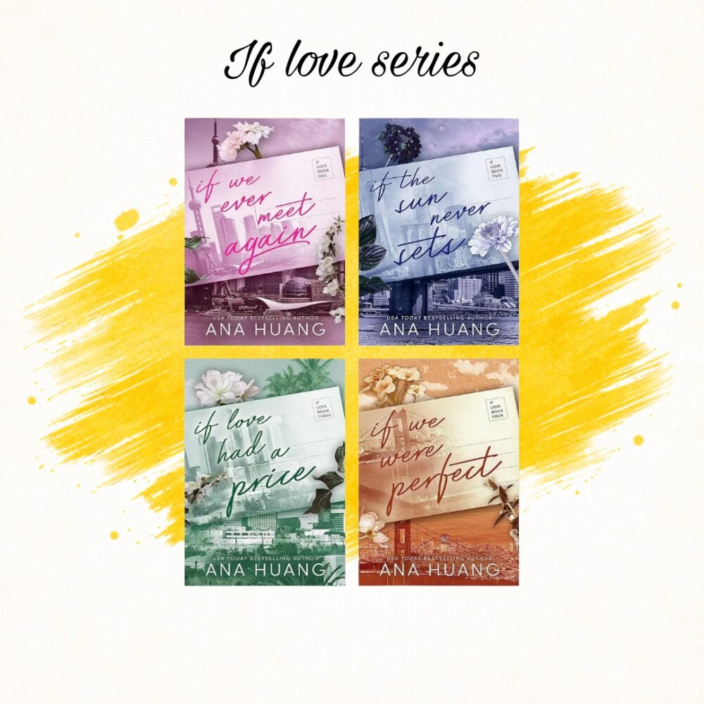 If Love Series by Ana Huang - 4 Book Paperback Set