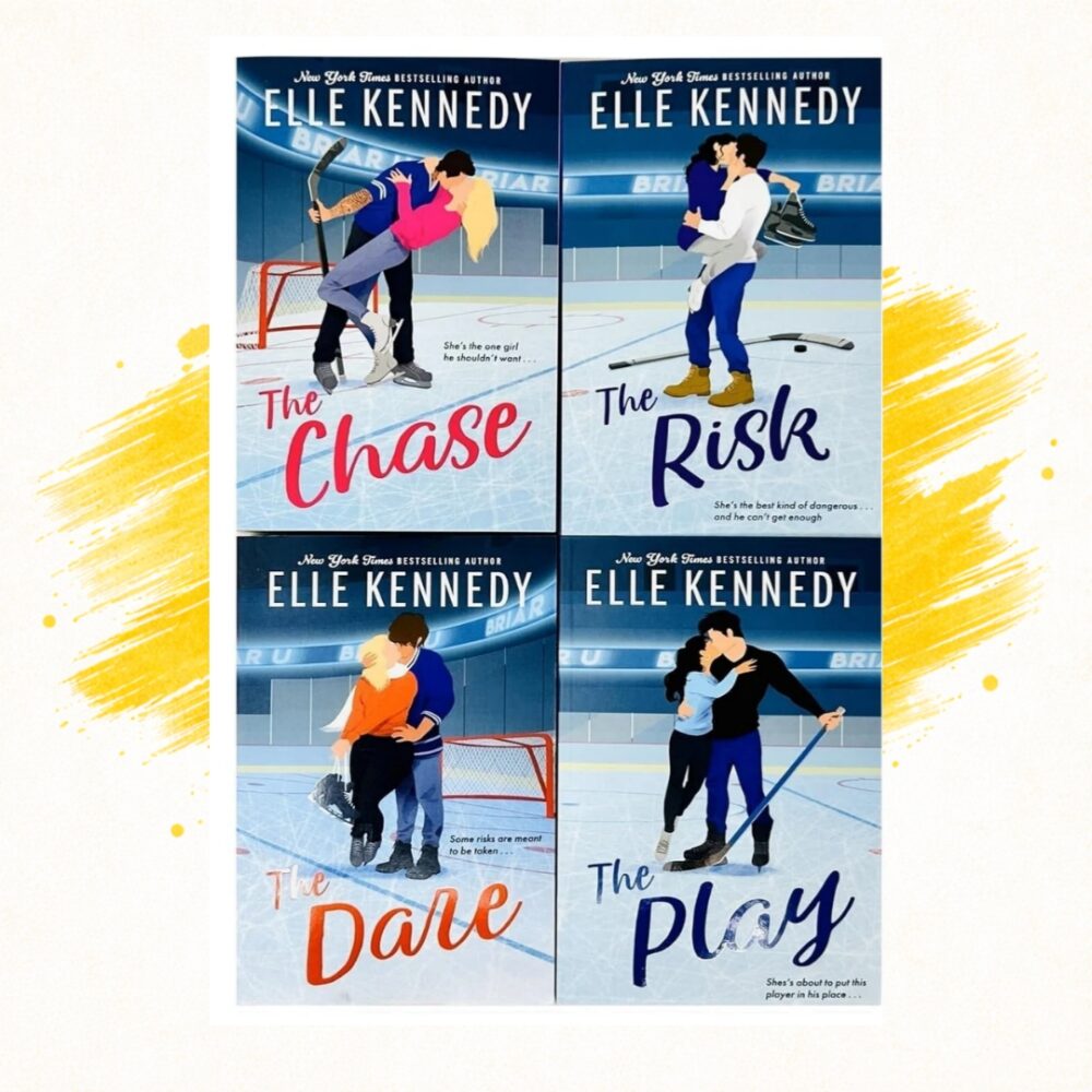 Briar U Series 4 Book Set by Elle Kennedy | The Chase, The Risk, The Play & The Dare