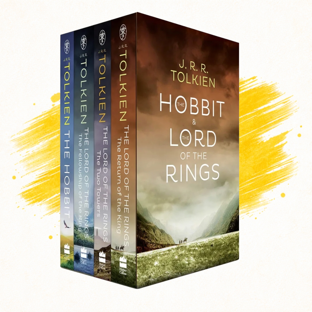 The Hobbit & The Lord Of The Rings Boxed Set The Hobbit & The Lord of the Rings Series by J.R.R. Tolkien (4 Books Box Set) | BookShop99